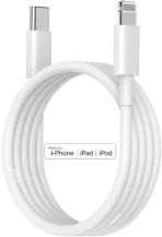 Lightning Cable 1 m Original quality 20 W PD Fast Charging USB C to Lightning Cable for iPhone X 11 12 13 14 Pro Pro Max (Compatible with Apple iPhone 11 iPhone 12 iPhone 13 iPhone 14 iPhone X iPhone XR iPhone XS, White, One Cable)