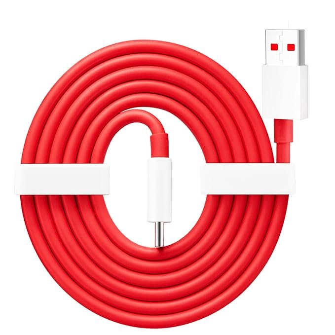 Micro USB Cable 4 A 1 m original 20W 5V/4A MICRO VOOC CHARGER CABLE (Compatible with Oppo F9 Pro, R7, R9 F11 Pro, Realme 3 PRo, White, Green, One Cable)