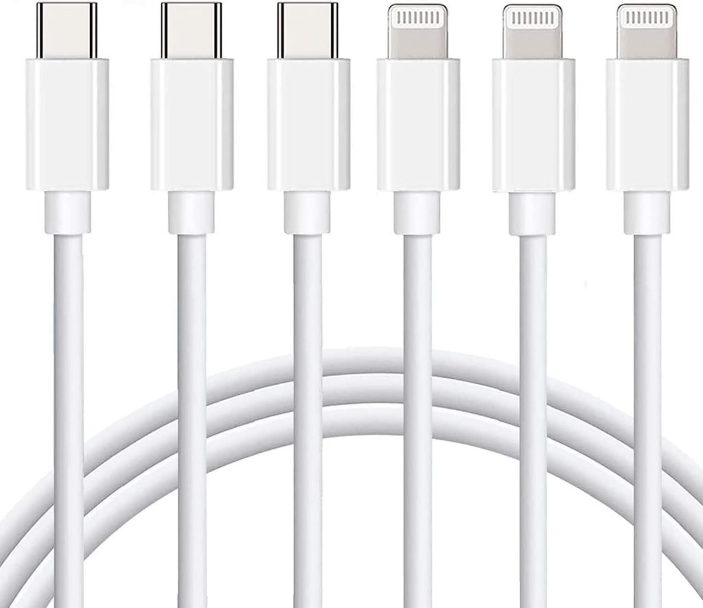 Lightning Cable 1 m Original quality 20 W PD Fast Charging USB C to Lightning Cable for iPhone X 11 12 13 14 Pro Pro Max (Compatible with Apple iPhone 11 iPhone 12 iPhone 13 iPhone 14 iPhone X iPhone XR iPhone XS, White, One Cable)